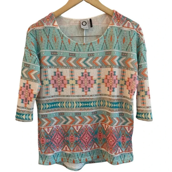 Anthropologie Akemi Kin Aztec Morgana Top - Picture 1 of 6